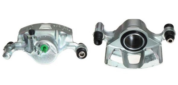 Bromsok, Framaxel, Framför axeln, Vänster Budweg caliper 342614 BUDWEG CALIPER