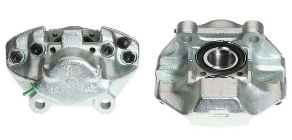 Bromsok, Framaxel, Vänster, Bakom axeln Budweg caliper 34270 BUDWEG CALIPER