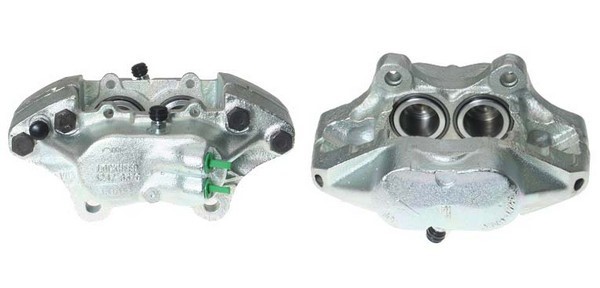 Bromsok, framaxel höger, Bakom axeln Budweg caliper 342745 BUDWEG CALIPER