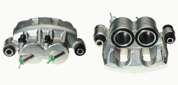 Bromsok, Framaxel, Framför axeln, Vänster Budweg caliper 343044 BUDWEG CALIPER