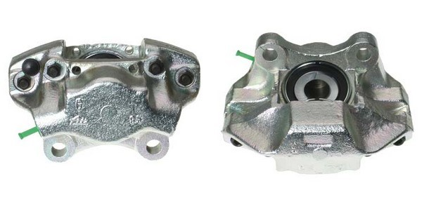 Bromsok, Bakaxel, Framför axeln, Vänster Budweg caliper 34304 BUDWEG CALIPER