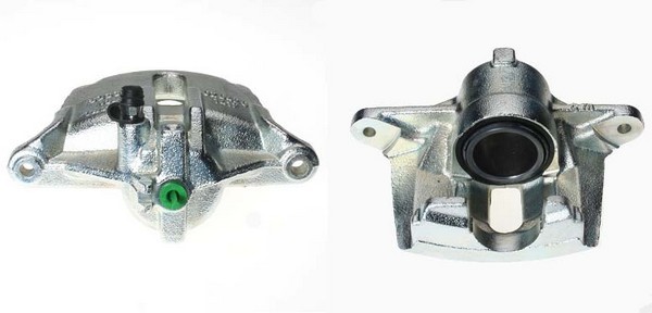 Bromsok, Framaxel, Framför axeln, Vänster Budweg caliper 343064 BUDWEG CALIPER