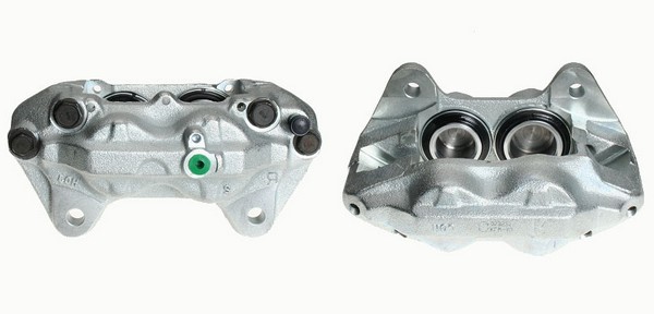Bromsok, Framaxel, Vänster, Bakom axeln Budweg caliper 343186 BUDWEG CALIPER