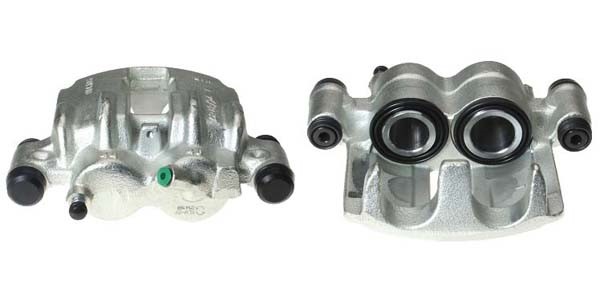 Bromsok, Framaxel, Framför axeln, Vänster Budweg caliper 343220 BUDWEG CALIPER