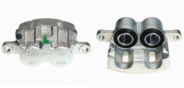 Bromsok, Framaxel, Framför axeln, Vänster Budweg caliper 343456 BUDWEG CALIPER