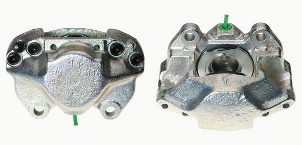 Bromsok, Framaxel, Framför axeln, Vänster Budweg caliper 34356 BUDWEG CALIPER