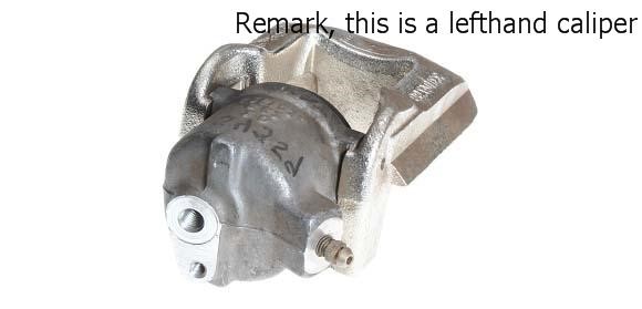 Bromsok, Fram, Framaxel, Framför axeln, Höger Budweg caliper 3435 BUDWEG CALIPER