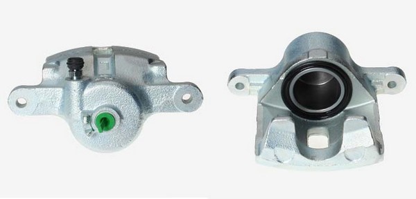 Bromsok, Framaxel, Framför axeln, Vänster Budweg caliper 343808 BUDWEG CALIPER
