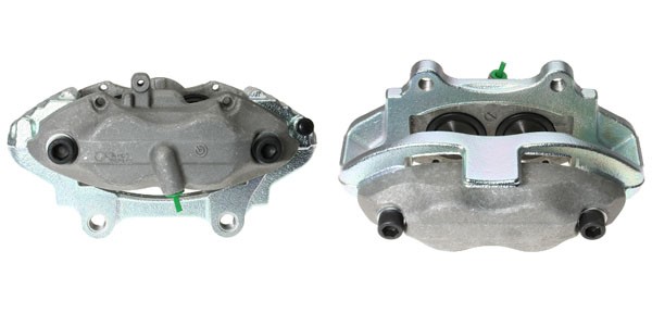 Bromsok, Fram, Vänster, Bakom axeln Budweg caliper 343830 BUDWEG CALIPER