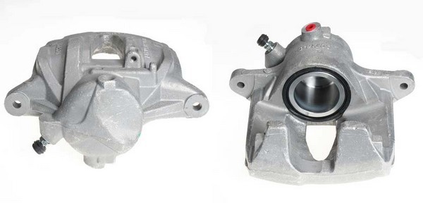 Bromsok, framaxel höger, Bakom axeln Budweg caliper 343833 BUDWEG CALIPER