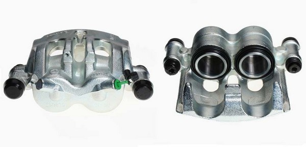 Bromsok, framaxel vänster, Bakom axeln Budweg caliper 343880 BUDWEG CALIPER
