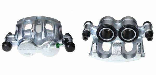 Bromsok, framaxel vänster, Bakom axeln Budweg caliper 343882 BUDWEG CALIPER