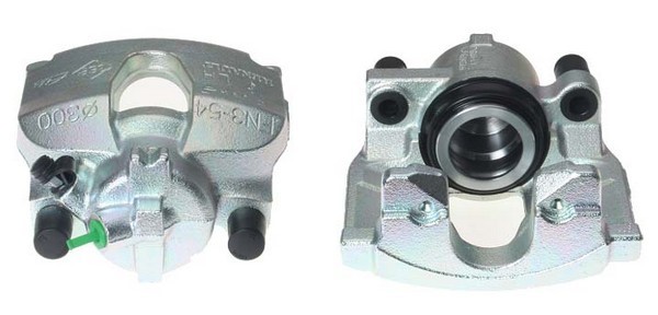 Bromsok, Framaxel, Framför axeln, Vänster Budweg caliper 343940 BUDWEG CALIPER