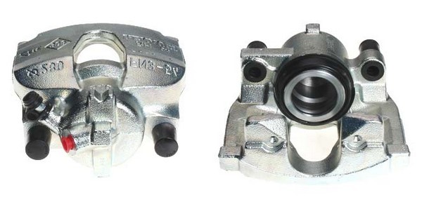 Bromsok, Framaxel, Framför axeln, Vänster Budweg caliper 343942 BUDWEG CALIPER