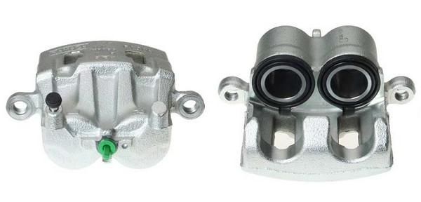 Bromsok, Framaxel, Framför axeln, Vänster Budweg caliper 343950 BUDWEG CALIPER