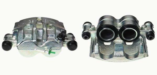 Bromsok, framaxel vänster, Bakom axeln Budweg caliper 344046 BUDWEG CALIPER