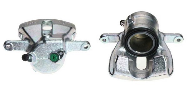Bromsok, Framaxel, Framför axeln, Vänster Budweg caliper 344316 BUDWEG CALIPER