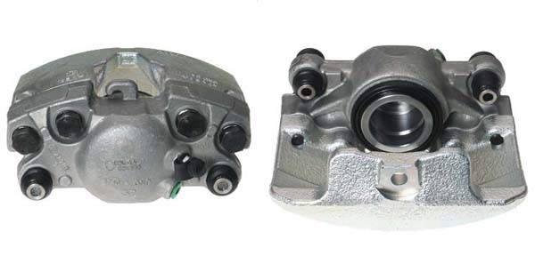 Bromsok, framaxel vänster, Bakom axeln Budweg caliper 344356 BUDWEG CALIPER