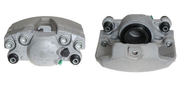Bromsok, framaxel vänster, Bakom axeln Budweg caliper 344358 BUDWEG CALIPER
