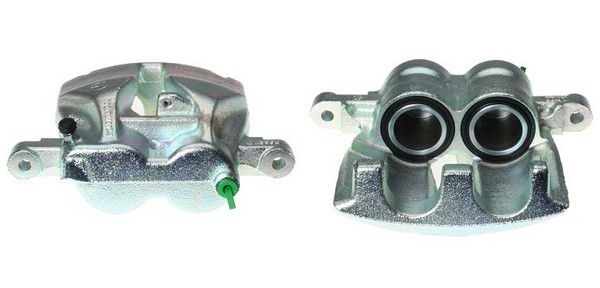 Bromsok, Framför axeln, Bakaxel vänster Budweg caliper 344384 BUDWEG CALIPER