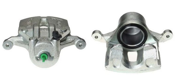 Bromsok, framaxel vänster, Bakom axeln Budweg caliper 344516 BUDWEG CALIPER