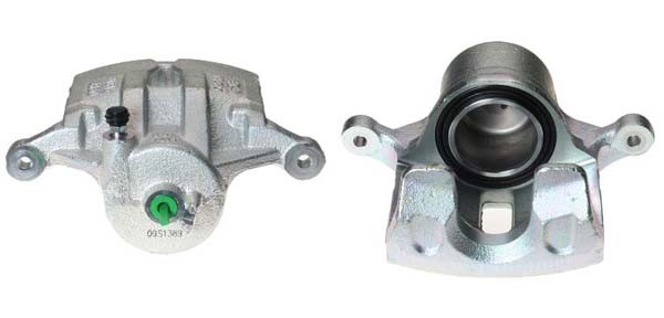 Bromsok, Framaxel, Framför axeln, Vänster Budweg caliper 344522 BUDWEG CALIPER