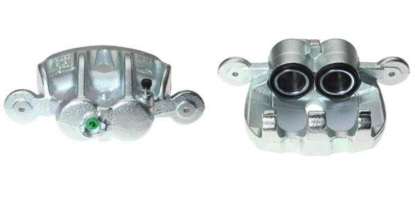 Bromsok, framaxel vänster, Bakom axeln Budweg caliper 344758 BUDWEG CALIPER