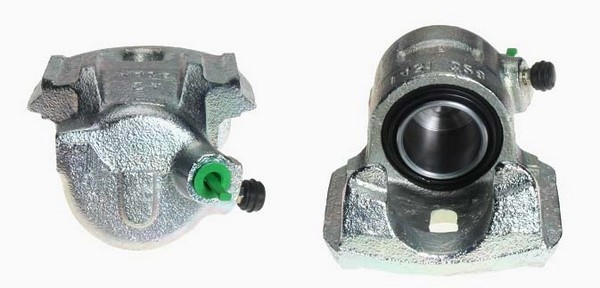 Bromsok, Fram, Framaxel, Vänster, Bakom axeln Budweg caliper 3455 BUDWEG CALIPER