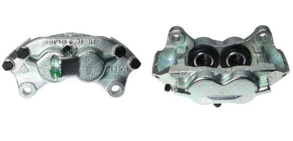 Bromsok, Framaxel, Framför axeln, Vänster Budweg caliper 34558 BUDWEG CALIPER
