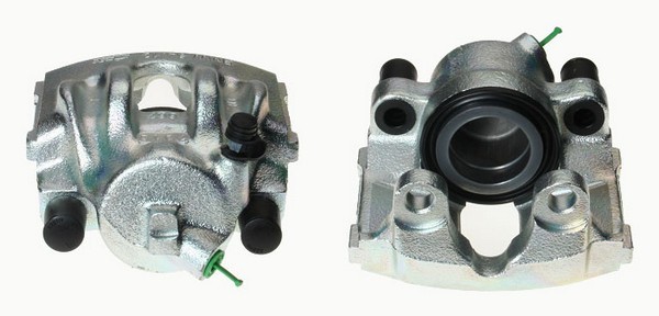 Bromsok, Framaxel, Vänster, Bakom axeln Budweg caliper 34624 BUDWEG CALIPER