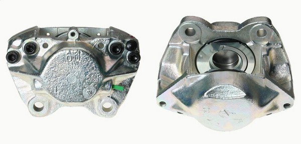 Bromsok, Framaxel, Vänster, Bakom axeln Budweg caliper 34756 BUDWEG CALIPER