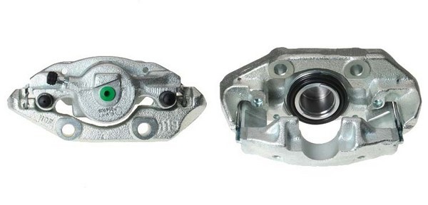 Bromsok, Framaxel, Framför axeln, Vänster Budweg caliper 34786 BUDWEG CALIPER