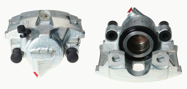 Bromsok, Framaxel, Framför axeln, Vänster Budweg caliper 34842 BUDWEG CALIPER