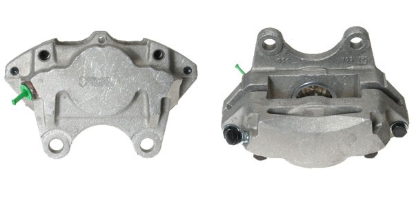 Bromsok, Framaxel, Framför axeln, Vänster Budweg caliper 34868 BUDWEG CALIPER