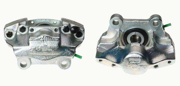 Bromsok, Bakaxel, Bak, Vänster, Bakom axeln Budweg caliper 34872 BUDWEG CALIPER