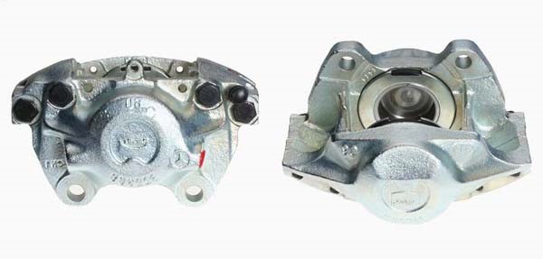 Bromsok, Framaxel, Vänster, Bakom axeln Budweg caliper 34880 BUDWEG CALIPER