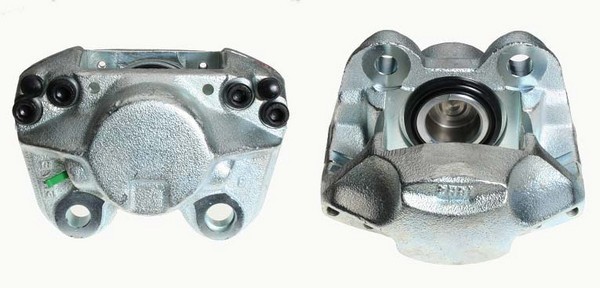 Bromsok, Framaxel, Fram, Vänster, Bakom axeln Budweg caliper 3489 BUDWEG CALIPER