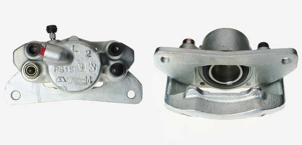 Bromsok, Framaxel, Framför axeln, Vänster Budweg caliper 34924 BUDWEG CALIPER