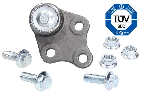 Kulled / Spindelled, Framaxel, Tvåsidig, Nedre
