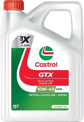 Motorolja Castrol Gtx Ultraclean 10w-40 A3/b4 CASTROL Motorolja Castrol Gtx Ultraclean 10w-40 A3/b4 CASTROL