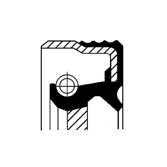 Oljepackningsring, differential, Bakaxel, Ingång Corteco 01029803 CORTECO