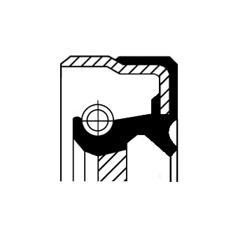 Oljepackningsring, differential, Bakaxel, Framaxel, Ytter, Ingång CORTECO