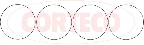 O-ringssats, cylinderfoder Corteco 020853H CORTECO O-ringssats, cylinderfoder Corteco 020853H CORTECO