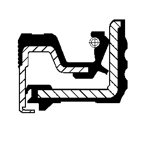 Oljepackningsring, hjullager, Framaxel, Bakaxel Corteco 12015509B CORTECO