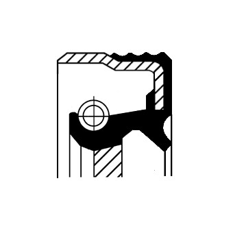 Oljepackningsring, kamaxel, Fram Corteco 12015853B CORTECO