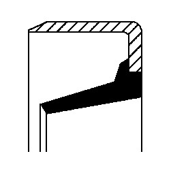 Oljepackningsring, hjullager, Bakaxel Corteco 12017123B CORTECO Oljepackningsring, hjullager, Bakaxel Corteco 12017123B CORTECO
