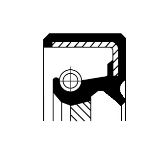 Oljepackningsring, automattransmission, Bak, Inre, Utgång, Ingång CORTECO
