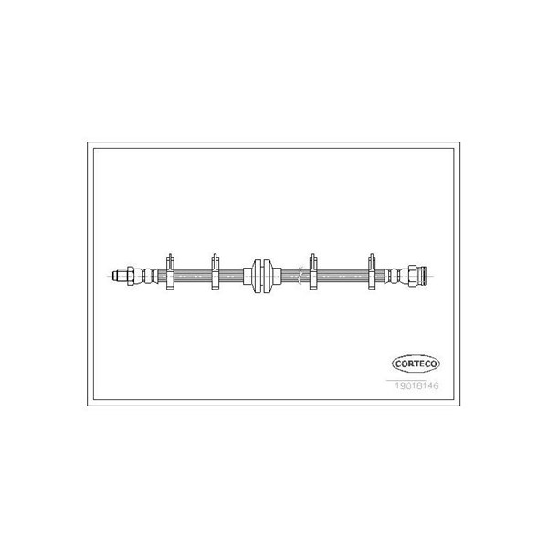 Bromsslang, Framaxel, Fram Corteco 19018146 CORTECO