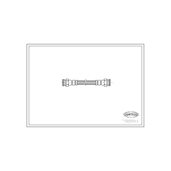Bromsslang, Bakaxel, Inre Corteco 19031613 CORTECO