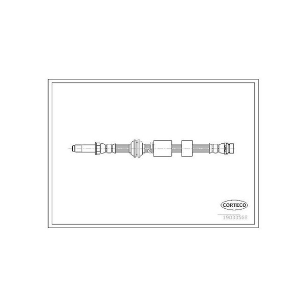 Bromsslang, Framaxel Corteco 19033568 CORTECO